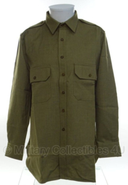US officers shirt replica - mustard  kleur - us size 40 tm. 46