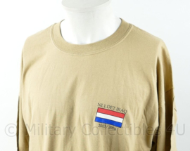 Zeldzaam shirt NL1 DET IRAQ 2003 / 2004 uitzending Irak - maat XL - nieuw - origineel