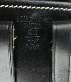 Hardcover holster Luger P08  - zwart
