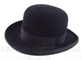 Heren bolhoed - zwart - Antiek - maat 55 - The Bonnington hat - origineel