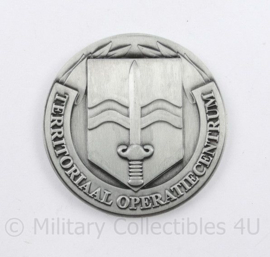 Defensie coin Koninklijke Landmacht Territoriaal Operatie Centrum - diameter 5 cm - origineel