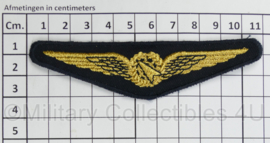 Defensie Assistent Gevechtsleider borst wing embleem - 11 x 3 cm - origineel