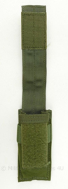 Defensie groene Glock 17 single mag pouch - 14 x 5 x 2½ cm - licht gebruikt - origineel