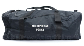 Zwarte sporttas goederen tas Britse Politie Metropolitan Police  - 75 x 30 x 28 cm - origineel