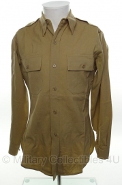 US officer khaki shirt overhemd lange mouw - size XS - origineel WO2 US