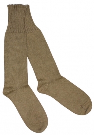 Nederlandse leger sokken - bruin wol - 70% wol, 30 % Polyamide Superwash - ongebruikt - maat 47,5 en groter - origineel