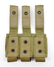 Eagle Industries Triple 40 MM pouch MOLLE coyote ook voor de Glock17 magazijnen 40mm - maker Eagle Industries - 18 x 12 x 3 cm - origineel