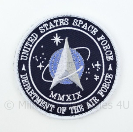 US United States Space Force Department of the Air Force embleem - met klittenband - diameter 9 cm