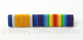 US Army medaillebalk van 2 medailles - afmeting 7 x 1 cm - origineel