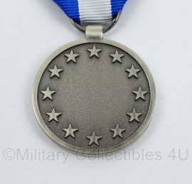 EU ESDP medal with clasp EUFOR TCHAD RCA - 9 x 4 cm -  origineel