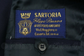 Italiaans politie uniform jas met kraagspiegels - maat XL - nieuwstaat - origineel