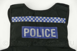 Britse Politie lege kogelwerende vesthoes met Police rugstrook - - origineel