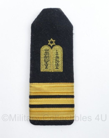 Zeer zeldzaam Koninklijke Marine ENKELE epaulet geestelijke verzorging Krijgsmacht Rabbijn Majoor  -  14 x 5 cm - origineel