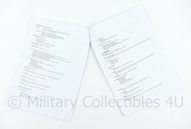 Korps Mariniers en Defensie Handout basic search AETP naslagwerk - origineel