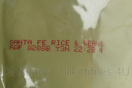 US Army MRE maaltijd nr. 6 rantsoen zak Beef TACO Santa Fe Rice and Beans - BBE 12-2023