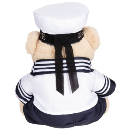 Marine teddybeer in uniform - 28 cm groot