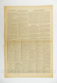 WO2 Duitse krant Frankische Tageszeitung nr. 234 5 oktober 1944 - 47 x 32 cm - origineel