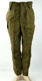 Battledress trouser MVO net naoorlogs - maat 46 t/m 49 3/4 - WO2 Canadees model