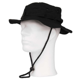 Boonie hat / Bush hat - Luxe model Ripstop - Zwart