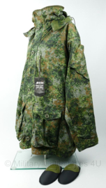 KCT Korps Commandotroepen en KMARNS Korps Mariniers parka met capuchon en elleboogbeschermers NFP Green Dutch SF Unlined Smock - fabrikant Arktis - maat Large - nieuw - origineel