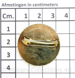 Franse UNPROFOR 403 BSL speldje met Bulldog - diameter 3 cm - origineel