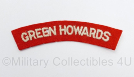 Britse leger Green Howards shoulder title - 11 x 3 cm - origineel