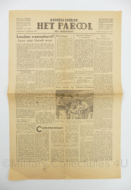 Krant Het Parool 23 augustus 1945 - 43,5 x 28 cm - origineel