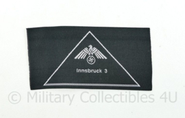 WO2 Duits DRK Deutsches Rotes Kreuz armel dreieck Innsbruck 3 zwart - 10 x 5 cm - replica
