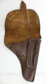 Bruin lederen holster - 21 x 16 x 2 cm