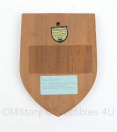 Wandbord Militair hospitaal  - 14 x 1,5 x 19 cm - origineel