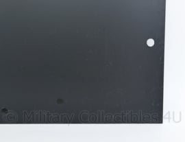 Nederlandse Defensie Kunststof zwart bord bewegwijzeringsbord  - 65 x 40 cm. - nieuw! maar origineel