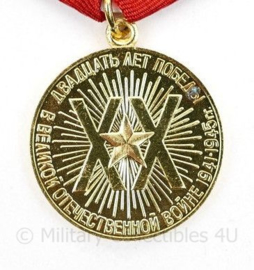 Russische USSR  overwinning medaille Herinneringsmedaille 1945-1965 - 32 MM - origineel