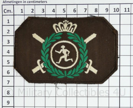 Defensie vorig model LO sport embleem - 10 x 6,5 cm - origineel