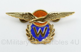 klu Luchtmacht Waarnemer wing - 8,5 x 4 cm - origineel