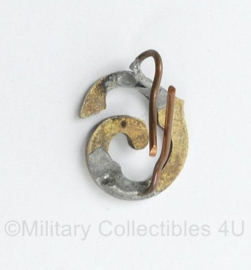 Defensie medaille baton gesp nummer 6 metaal - 1,5 x 1 cm - origineel