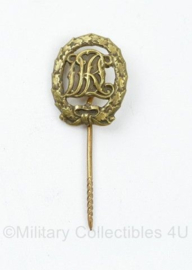 WO2 Duitse DRL Deutsches Reichsabzeichen für Leibesübungen mini pin speld - 3,5 x 1,5 cm - origineel