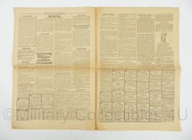 WO2 Duitse krant Frankische Tageszeitung nr. 28 3 februari 1944 - 47 x 32 cm - origineel