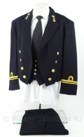 KM Marine vloot GLT gala uniform set jas, broek, gilet met rang LTZ 3 - maat 52 - origineel