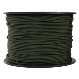 Paracord 3mm Army Green - verkoop PER METER
