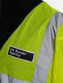 UK Border Agency geel reflectie dunne overjas - size XXL - origineel