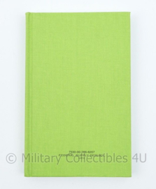 Nieuw Amerikaanse leger Notitieblok schrift - Federal Supply Service green notebook - 20,5 x 13 x 1,5 cm - origineel