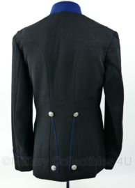 Kmar Marechaussee Adjudant uniform met opstaande kraag en dubbele rij knopen uit 1964 - set jas en broek -  maat 14 = 42 - origineel