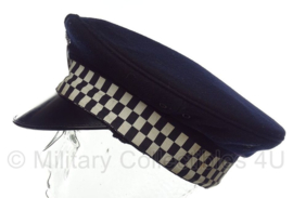 Britse metropolitan police pet met insigne - maat 56 of 59 cm.  - origineel