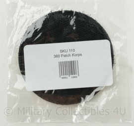 KMARNS Korps Mariniers 1665-2025 360 jaar jubileum patch PVC - diameter 7 cm - nieuw in verpakking - origineel