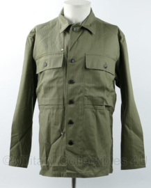 HBT jacket Herringbone Twill Jacket Men - replica wo2 - OD green No.3 - Small of XL