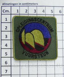 KL Nederlandse leger OTC VUST Opleidings- en Trainingscentrum Vuursteun borstembleem - met klittenband - 5 x 5 cm - origineel