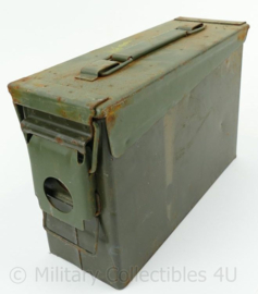 Munitiekist 200 cartridges 7.62 mm M13 schakelband munitie - 28 x 17½ x 10 cm - origineel