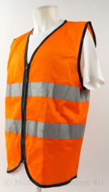 MOV CON Movement Control veiligheids hesje met rits en NSN nummer - maat Large - origineel