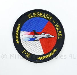 KLU Luchtmacht RNLAF F16 Vliegbasis Volkel embleem - diameter 10 cm - origineel
