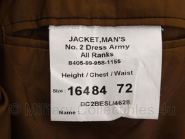 Britse uniform jas Rifle Regiment met insignes  -  origineel